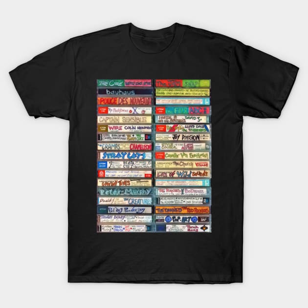 80s Mix Tapes T-Shirt by funhousejen